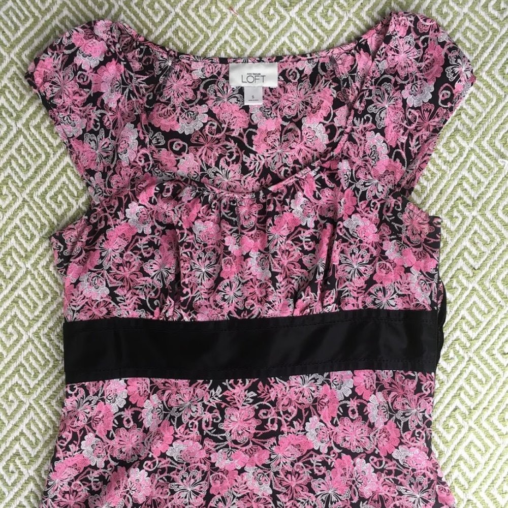 LOFT Floral Blouse